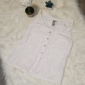 Anthro 100%Silk Mah na Mah na Blouse